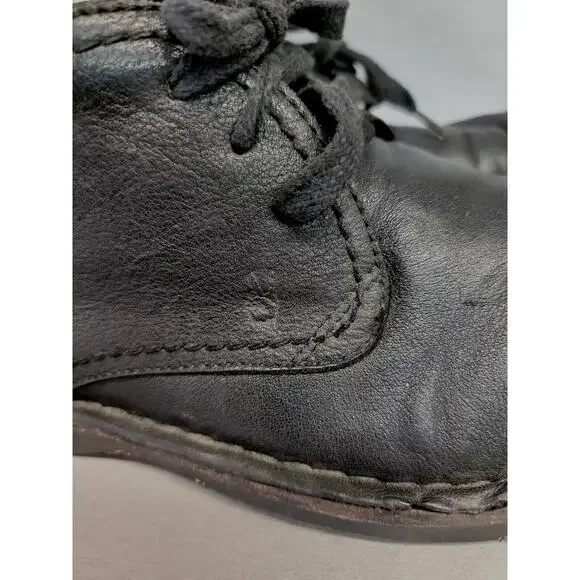 John Varvatos Star USA Black Leather Vintage Men's Shoes Size9.5 M
